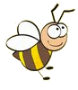 Znalezione obrazy dla zapytania pszczoła gif